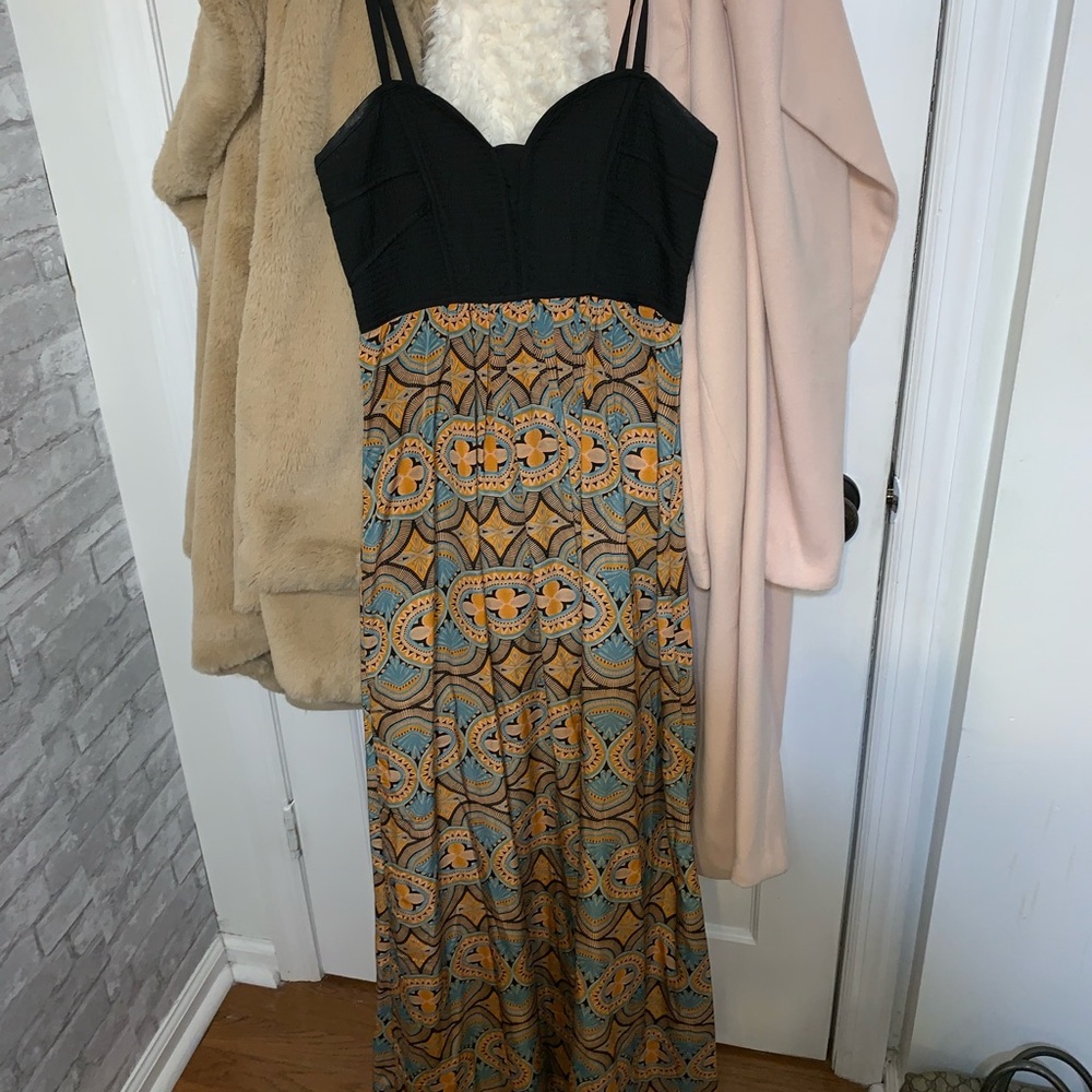 Forever 21 patterned maxi dress